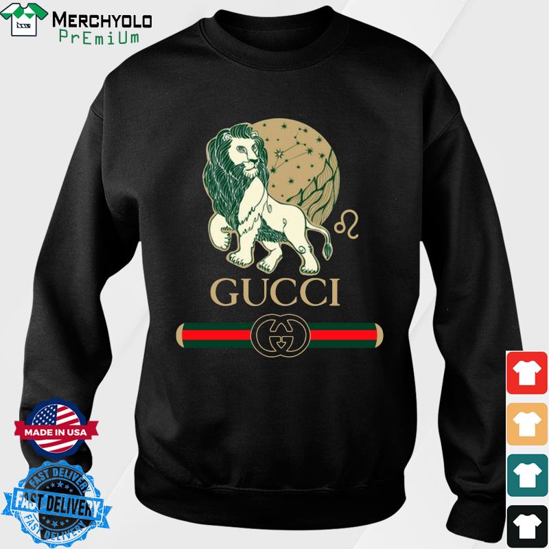 Official Lion Gucci sweater, long sleeve tank top
