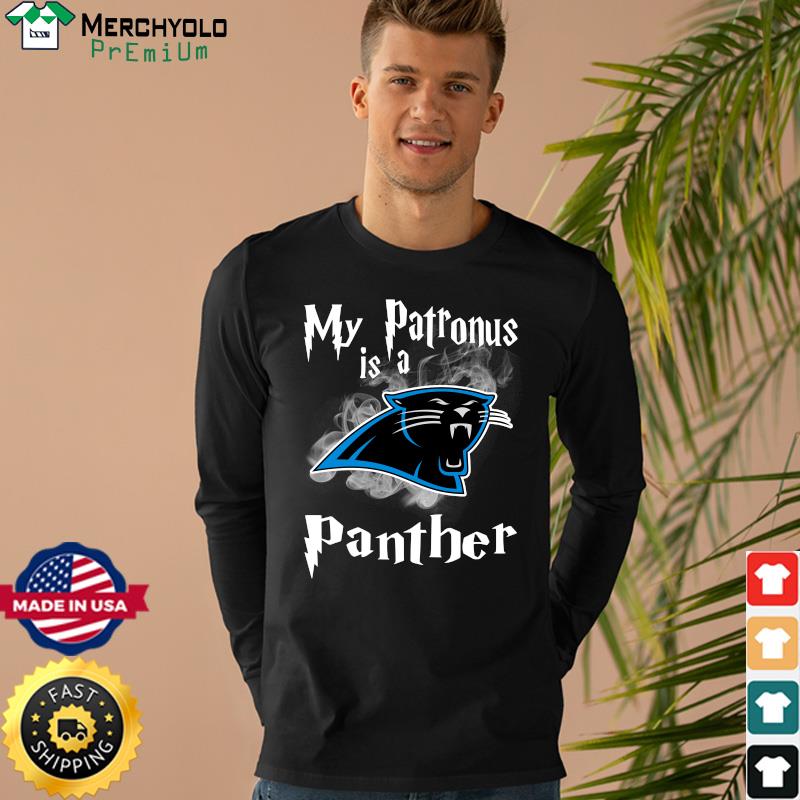 Official Carolina Panthers My Patronus Is A Panthers Shirt Hoodie Sweater Long Sleeve And Tank Top