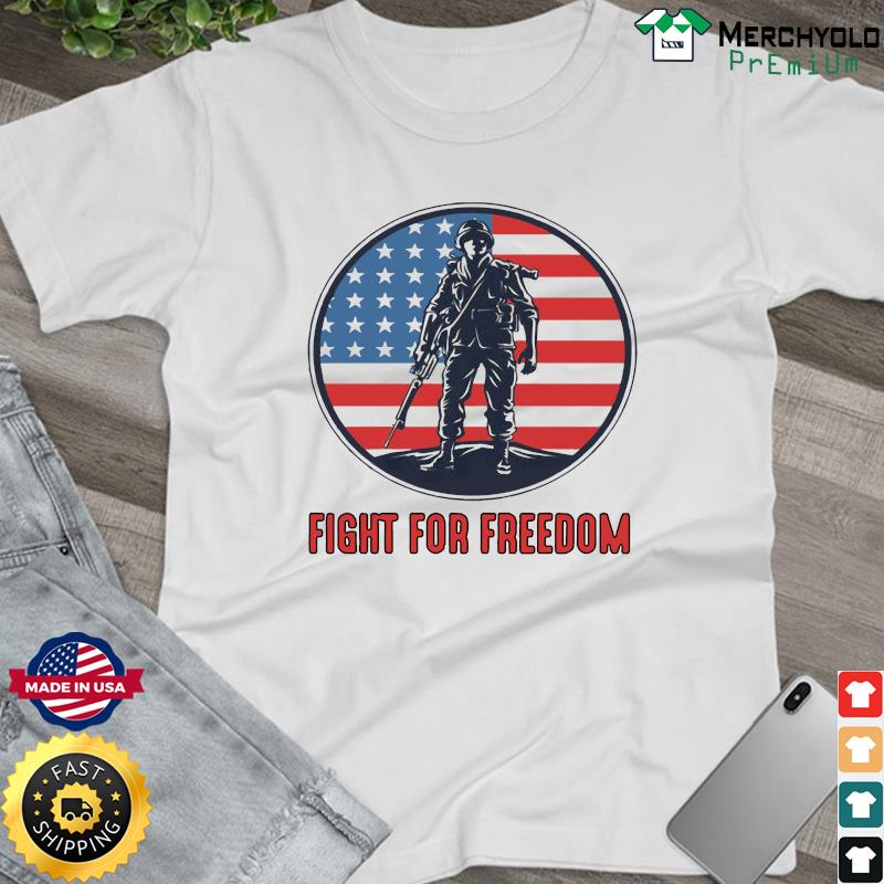 Official Fight For Freedom American Flag Shirt