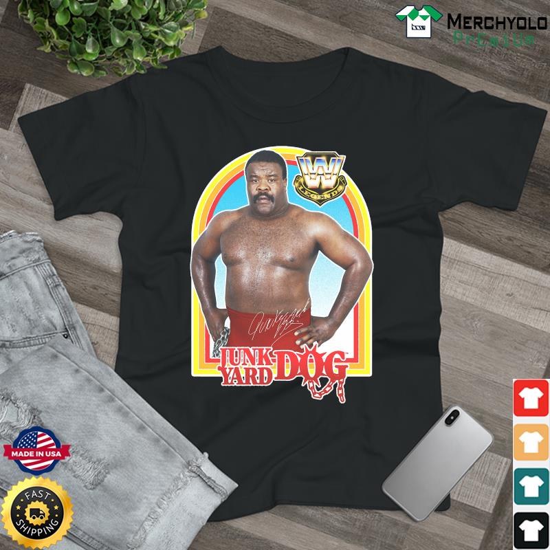 Official Junkyard Dog WWE Legend Signature Shirt