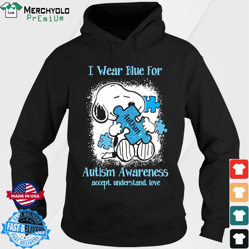 snoopy autism shirt