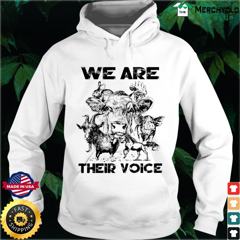 Official We Are Their Voice Animal Shirt Hoodie