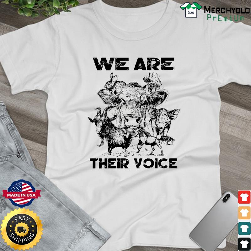 Official We Are Their Voice Animal Shirt