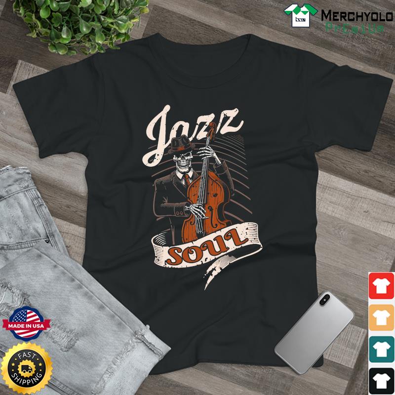 Skeleton Playing Guitar Jazz Soul Shirt