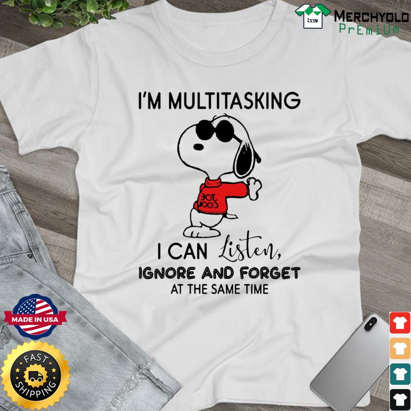 Baby Yoda I'm Multitasking I Can Listen Ignore And Forget At The Same Time  T Shirt, hoodie, sweater, long sleeve and tank top