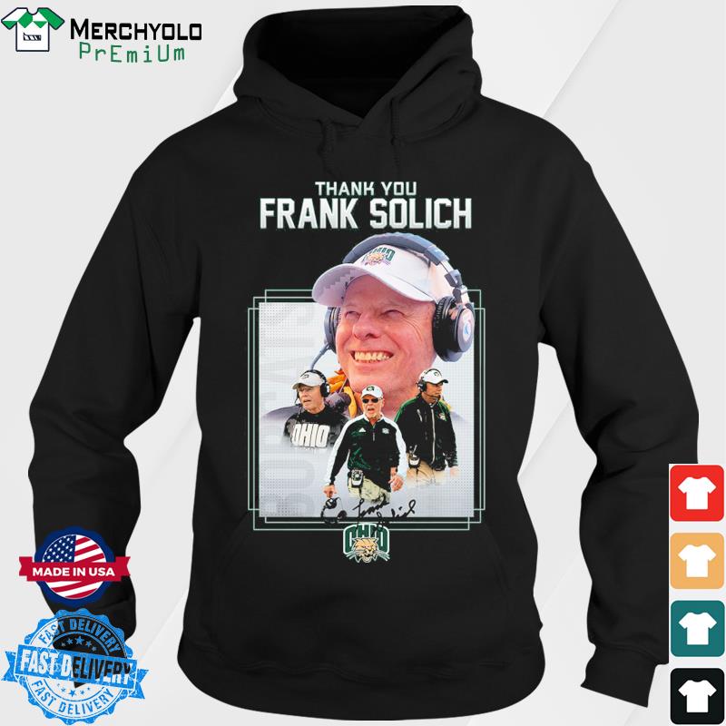 Official Thank You Frank Solich Signature Shirt Hoodie