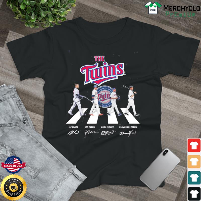 The Twins Abbey Road Signatures T-Shirt, 2022 Minnesota Twins Shirt Gift  For Fan - Fashions Fade, Style Is Eternal
