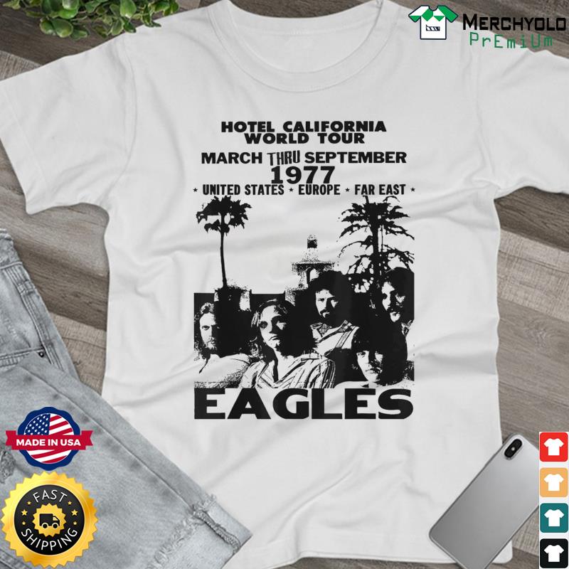 Official Vintage EAGLES Hotels Art Californias Band Music Legend