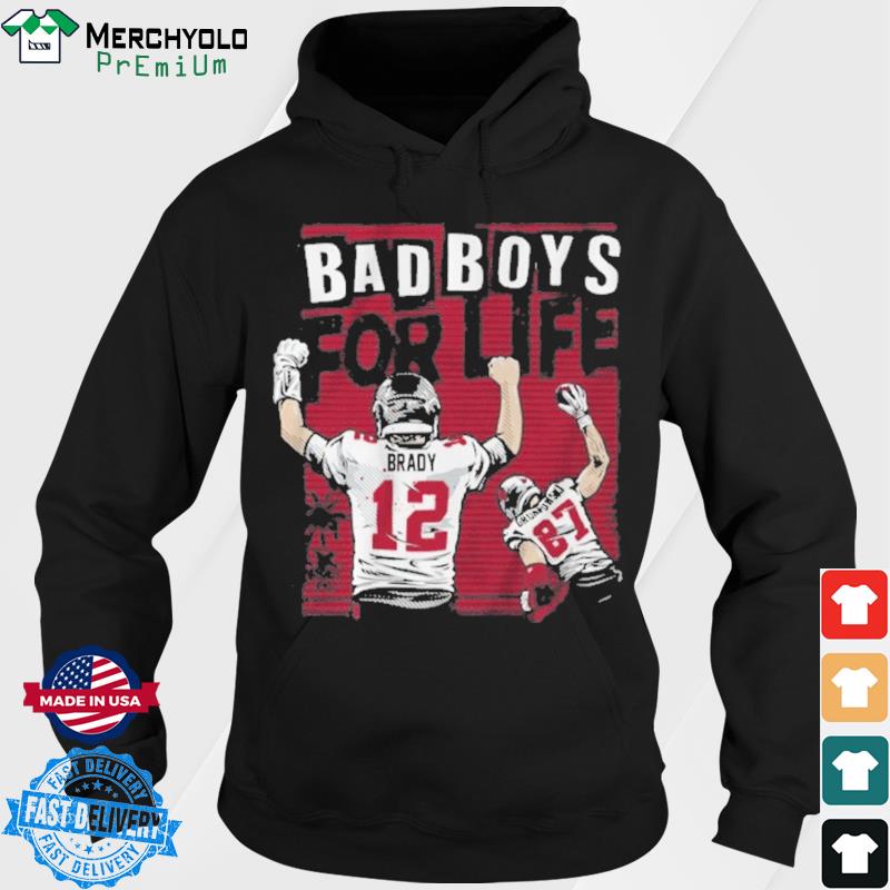 Barstool Sports BAD BOYS 2 Brady/Gronkowski Tampa Bay Bucs T Shirt Black XL  - Body Logic