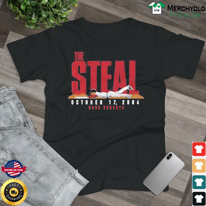 Dave Roberts Shirt, The Steal, Boston - MLBPAA Licensed - BreakingT