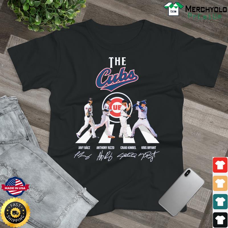 Chicago Cubs Abbey Road Signatures Shirt - High-Quality Printed Brand