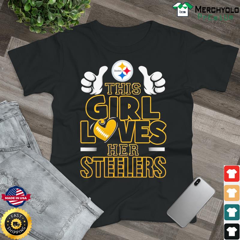 InspireTeesbyPaula Steelers Girl Tee XL