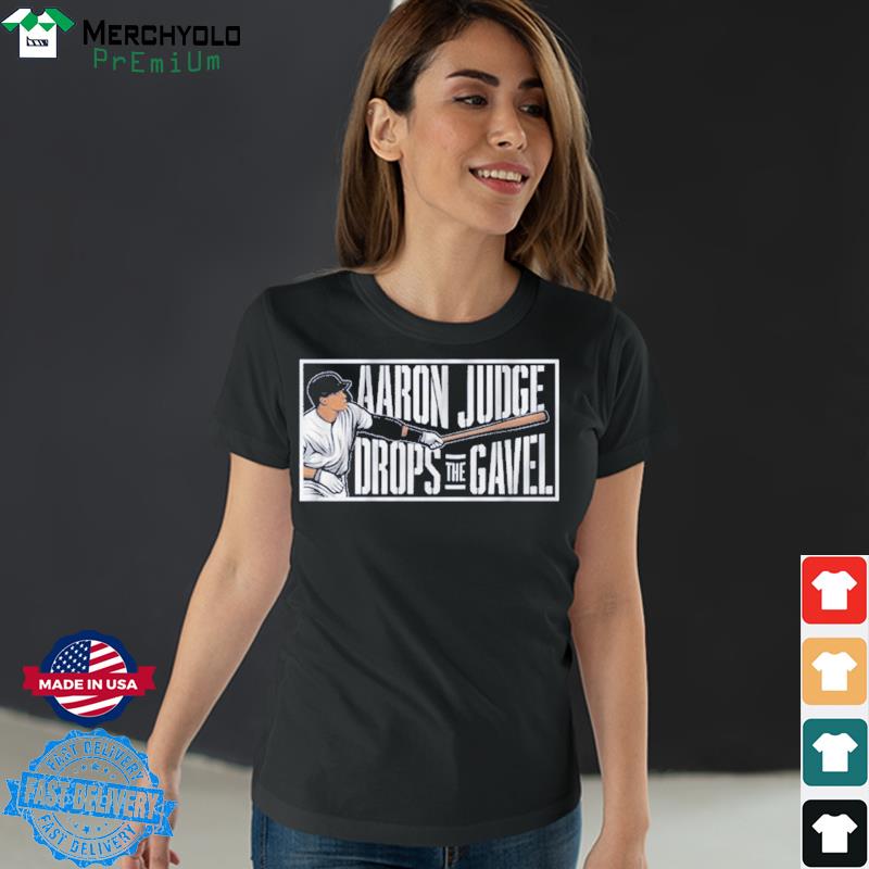 Aaron Judge Drops The Gavel, Youth T-Shirt / Medium - MLB - Sports Fan Gear | breakingt