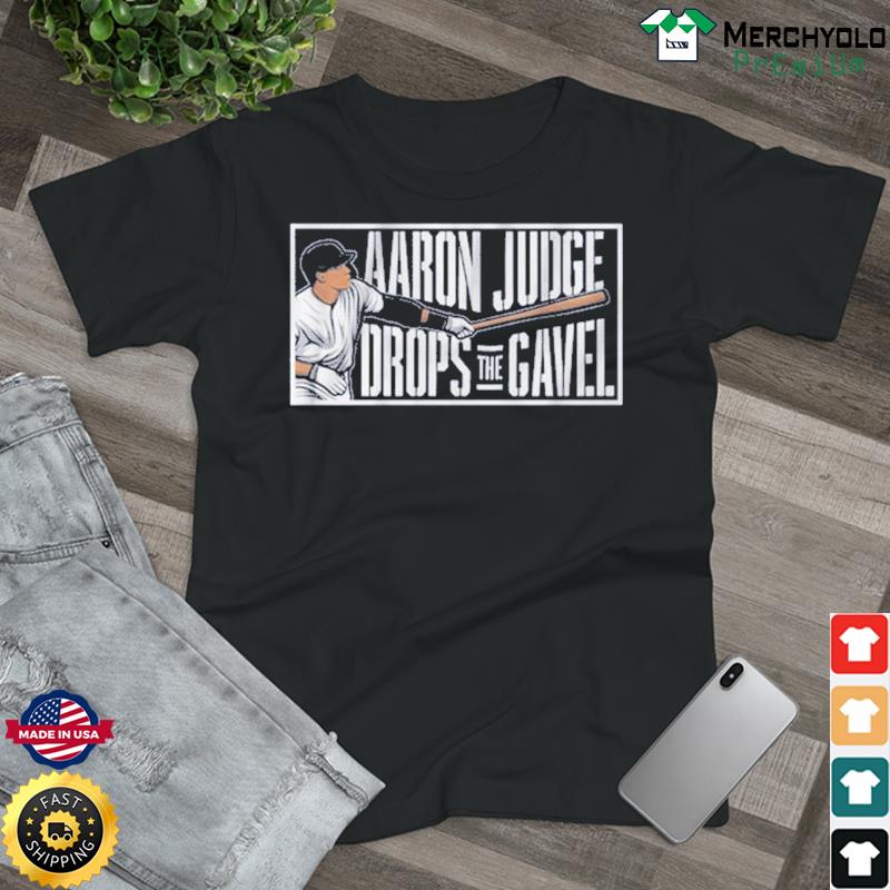 Aaron Judge Drops The Gavel, Youth T-Shirt / Medium - MLB - Sports Fan Gear | breakingt