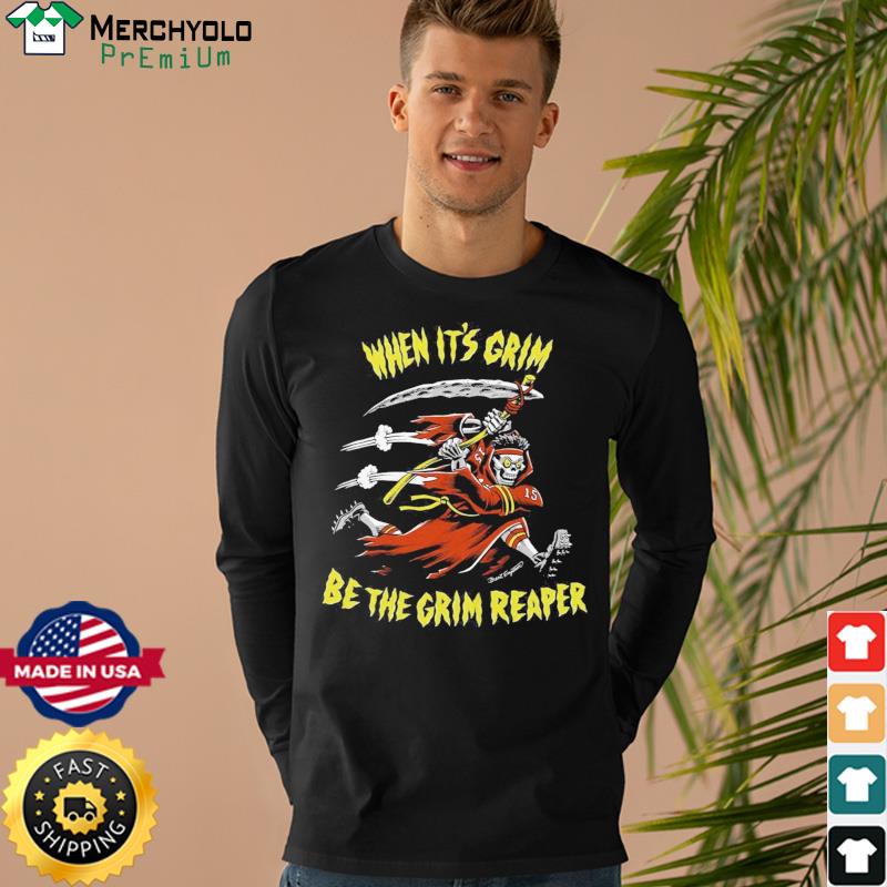 The grim reaper patrick mahomes kc Chiefs signature T-shirt, hoodie,  sweater, long sleeve and tank top