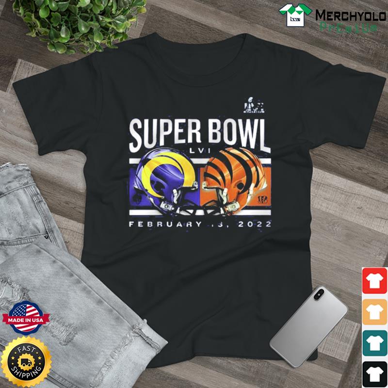 2022 Los Angeles Rams Super Bowl LVI Champions Signature T-Shirt