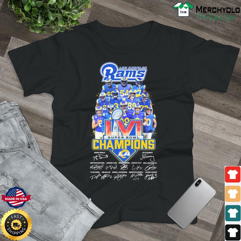 Official LA Rams 2022 Super Bowl LVI Champions First Time Since 1999 Shirt,  hoodie, sweater, long sleeve and tank top