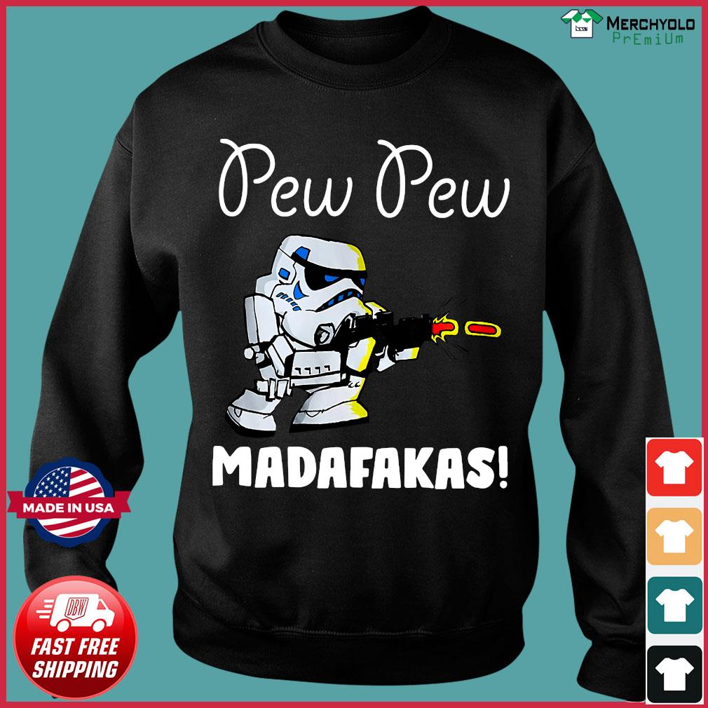 pew pew stormtrooper shirt