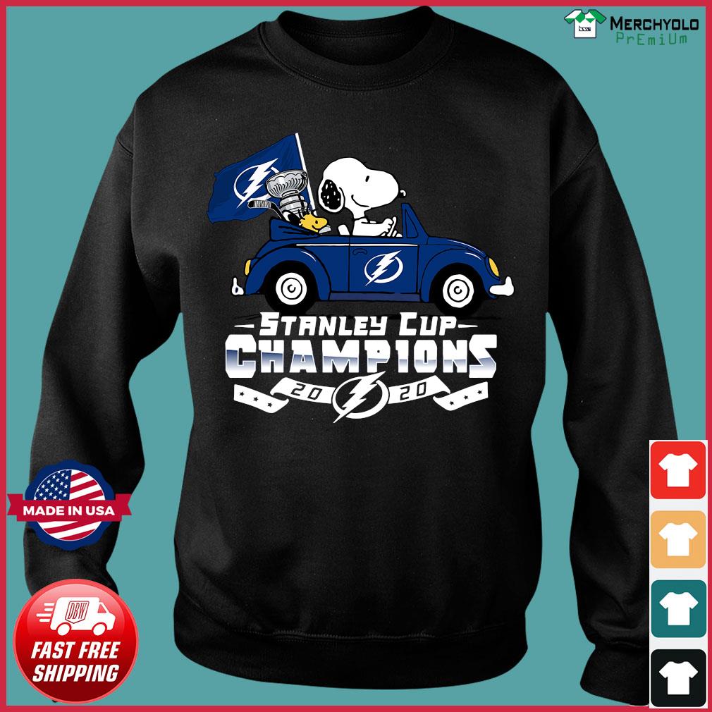 Snoopy And Woodstock Stanley Cup Champions 2020 Shirt, hoodie, sweater ...